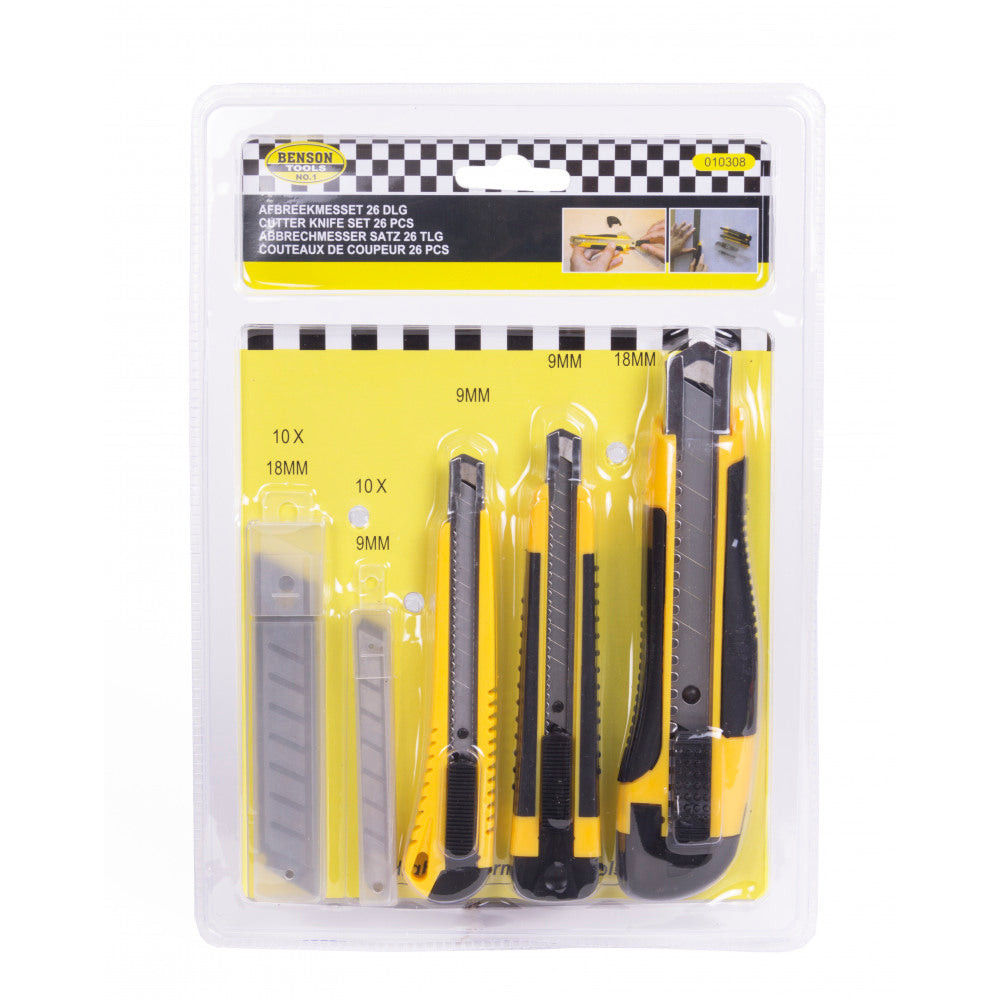 Set de Cutter 26 Pièces pour Bricolage et Artisanat