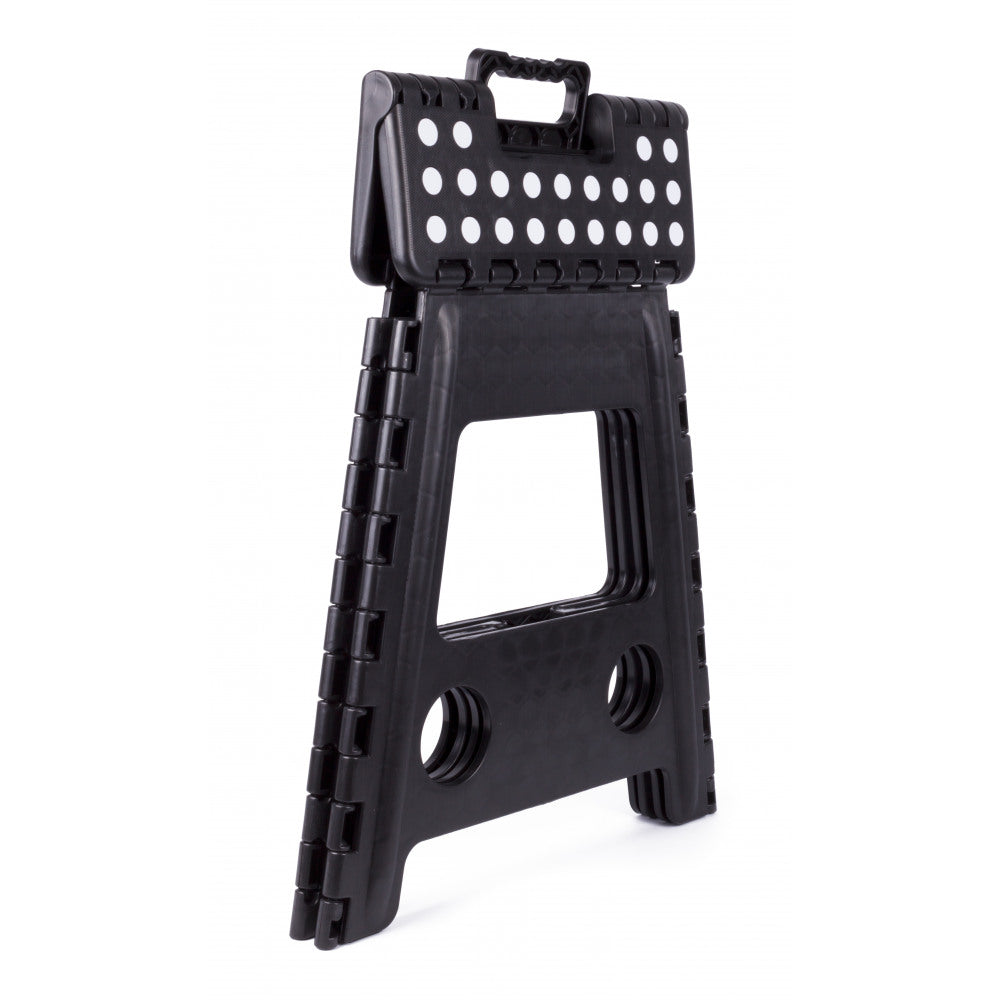 Tabouret Pliant Noir et Blanc - Charge 120 kg