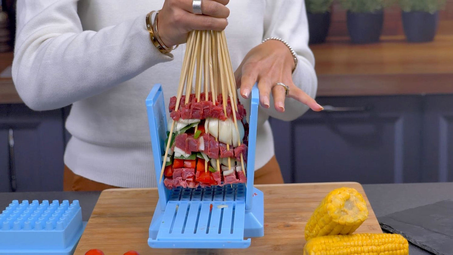 Outil de Découpe Innovant pour Brochettes Parfaites