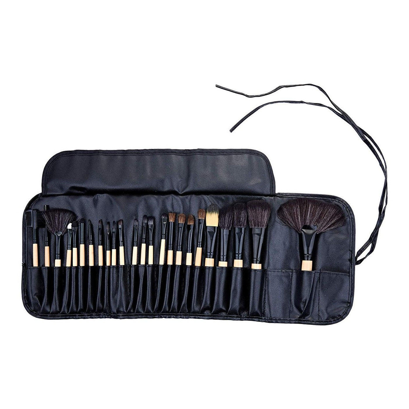 Ensemble de 24 Pinceaux de Maquillage Professionnels avec Pochette Élégante