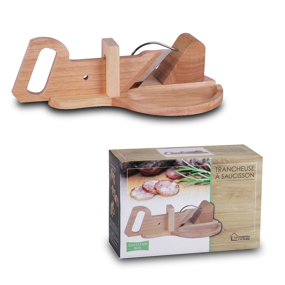 Mini barbecue BOJ® avec couvercle en verre et trancheuse à saucisson offerte