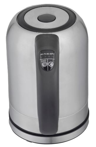 Bouilloire en inox avec contrôle de température précis et design moderne