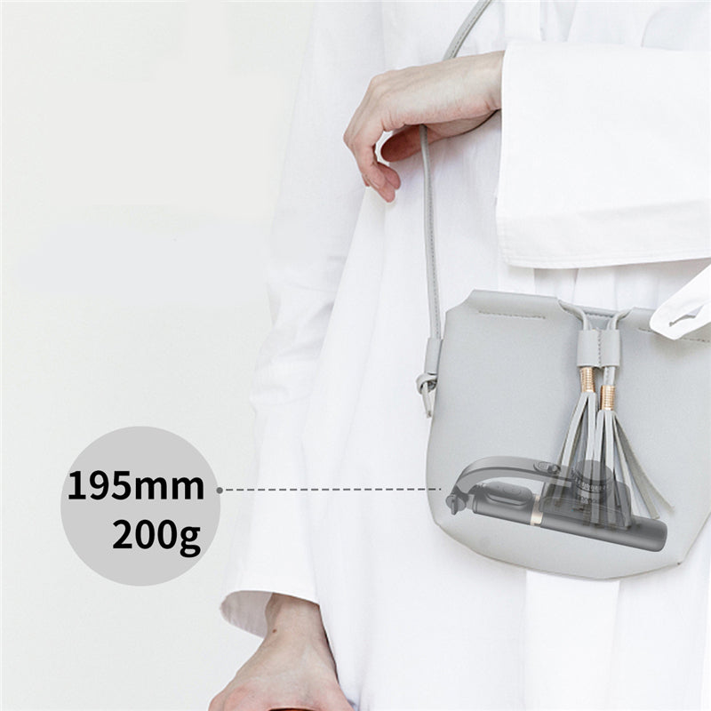 SelfieFlex - Perche à Selfie 3-en-1 avec Bluetooth et Télécommande