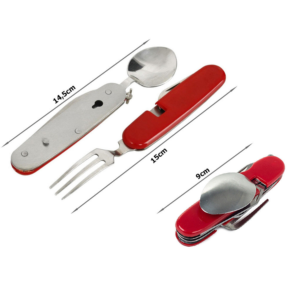 Couteau de Poche Multifonction 4 en 1 Pratique et Élégant