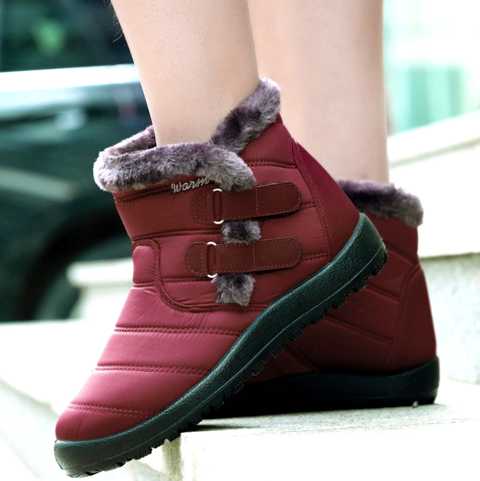 Bottes d'hiver imperméables ultra confortables et faciles à enfiler