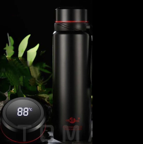 Bouteille Thermos en Acier Inoxydable avec Affichage LED de Température