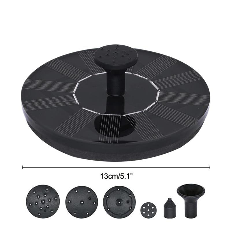 Mini fontaine solaire magique pour jardin - Élégance et sérénité