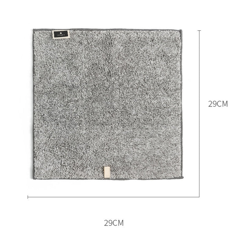 Lot de 3 torchons en microfibre de bambou 29 x 29 cm – Efficacité Anti-graisse !