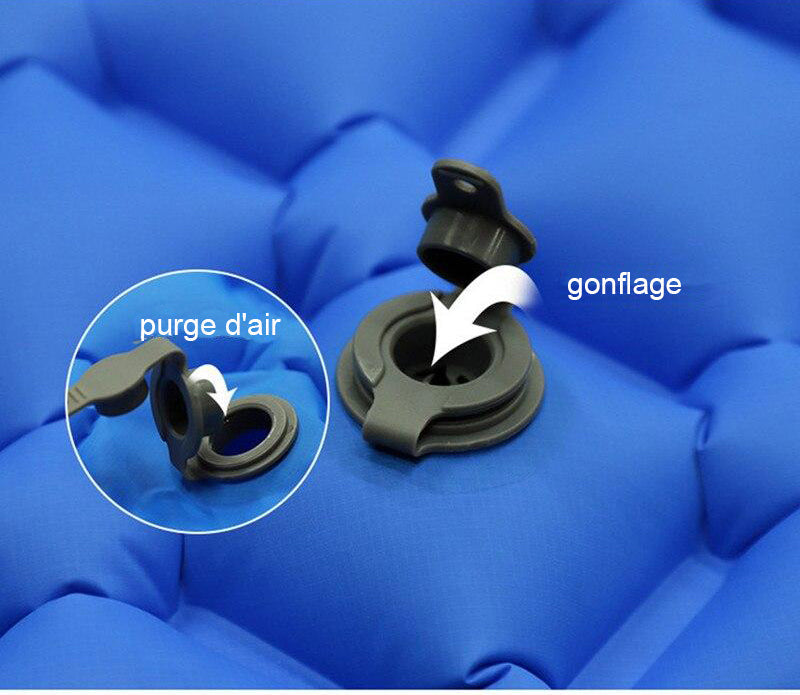 Matelas pneumatique gonflable 1 place : Confort nomade pour vos nuits entre amis