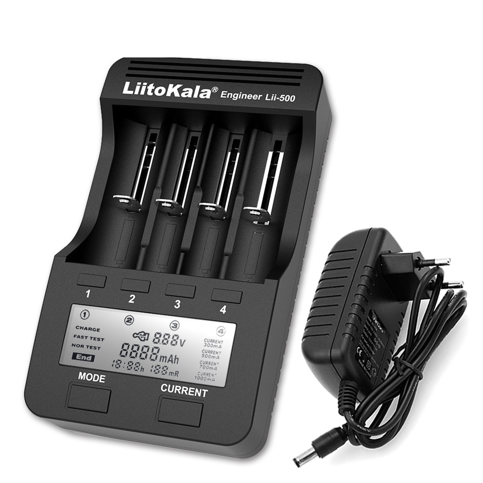 Chargeur ultra-rapide Lii-500 pour piles AA et AAA