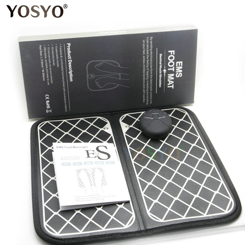 Masseur Électro-Stimulation pour Pieds : Détente Instantanée et Soulagement des Douleurs
