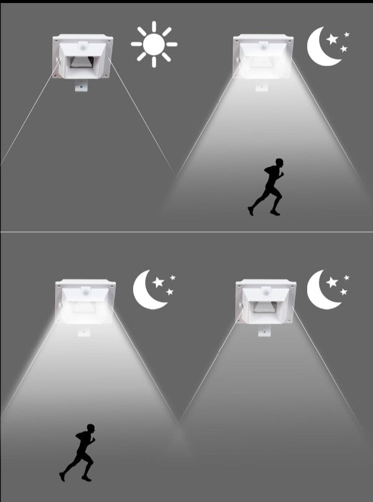 Lampes solaires LED pour gouttière - Lot de 2 élégantes et pratiques