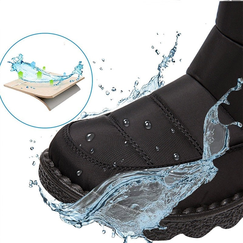 Bottines Imperméables à Plateformes Ana pour Femmes - Élégance & Confort en Toutes Circonstances