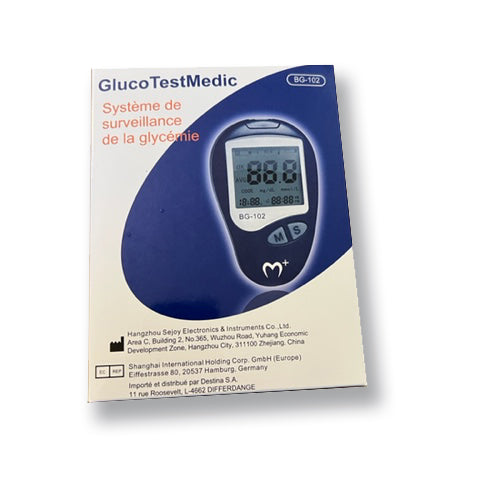 GlucoTestMedic - Kit de surveillance glycémique complet
