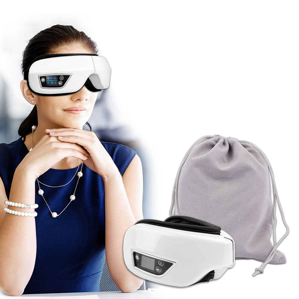 Appareil de Massage Oculaire Chauffant avec Audio pour Relaxation Instantanée