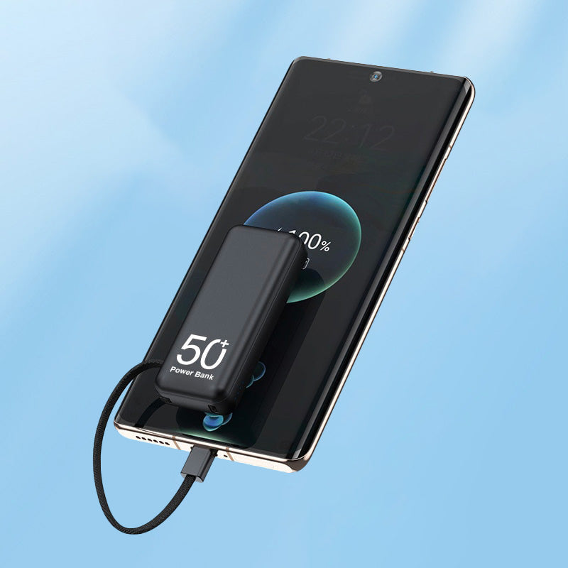 Batterie Externe Mini 5000mAh - Rechargez en Déplacement