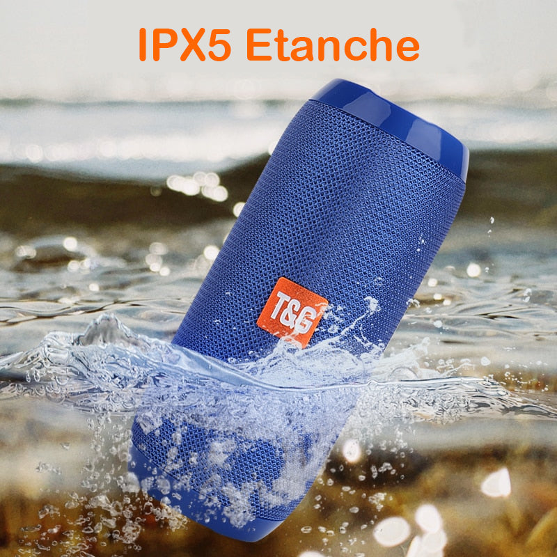 Enceinte Bluetooth Imperméable avec Radio FM Intégrée - Parfaite pour l'Aventure !