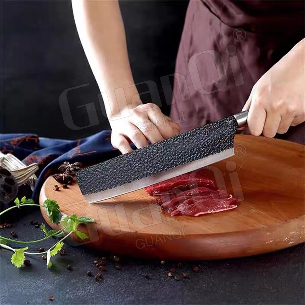 Ensemble de Cuisine 6 Pièces : Couteaux, Éplucheur et Ciseaux en Acier Inoxydable