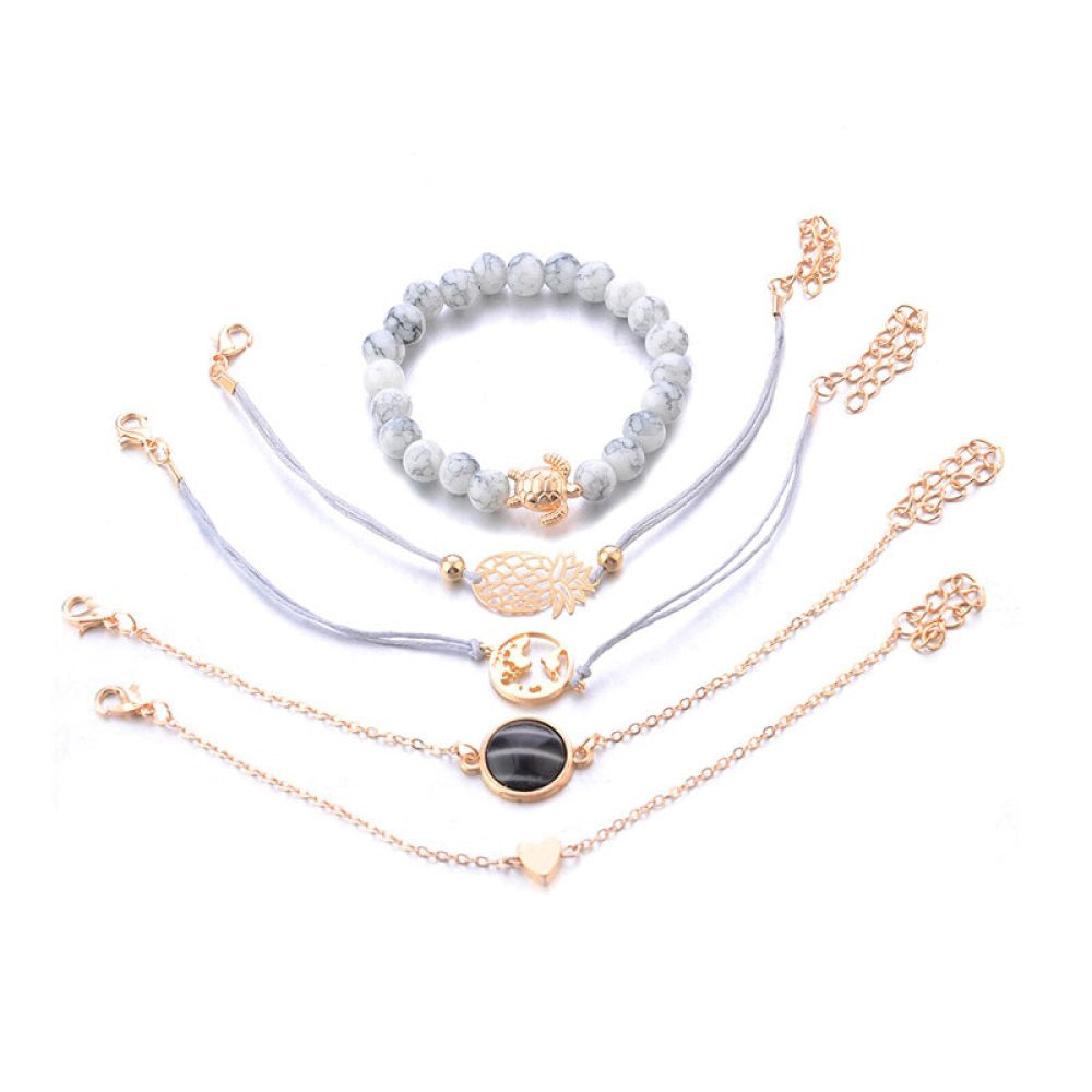 Bracelets Nicki : Évasion Tropicale en 5 Styles