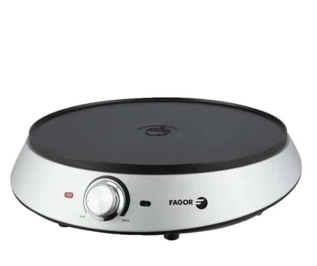 Crêpière Fagor 1200W avec Thermostat Réglable - Idéale pour des Crêpes Parfaites !