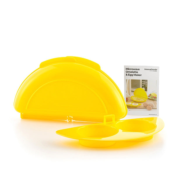 Cuiseur d'omelette innovant pour micro-ondes – Préparez des déjeuners délicieux en un rien de temps !