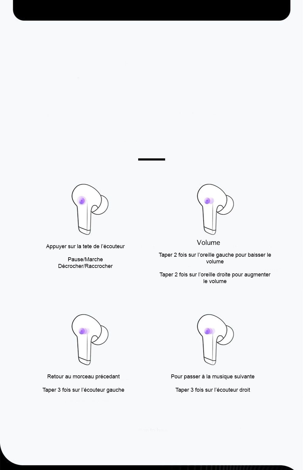 Écouteurs Sans Fil Premium avec Réduction de Bruit