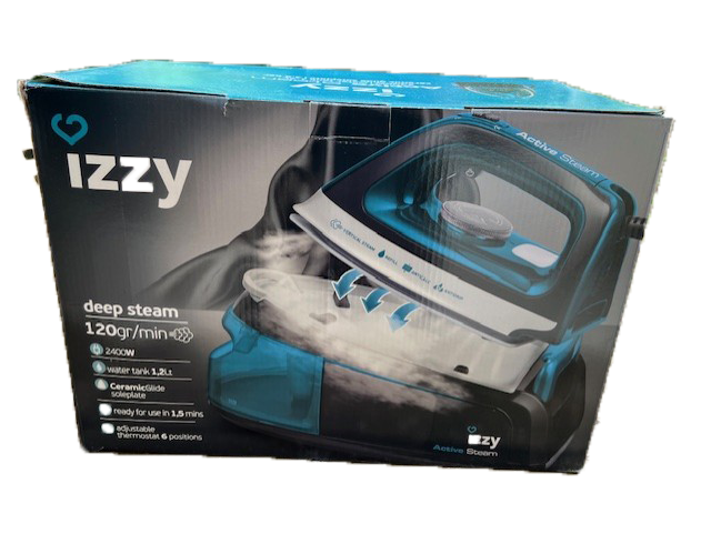 Fer à repasser à vapeur puissant 2400W avec filtre anti-calcaire