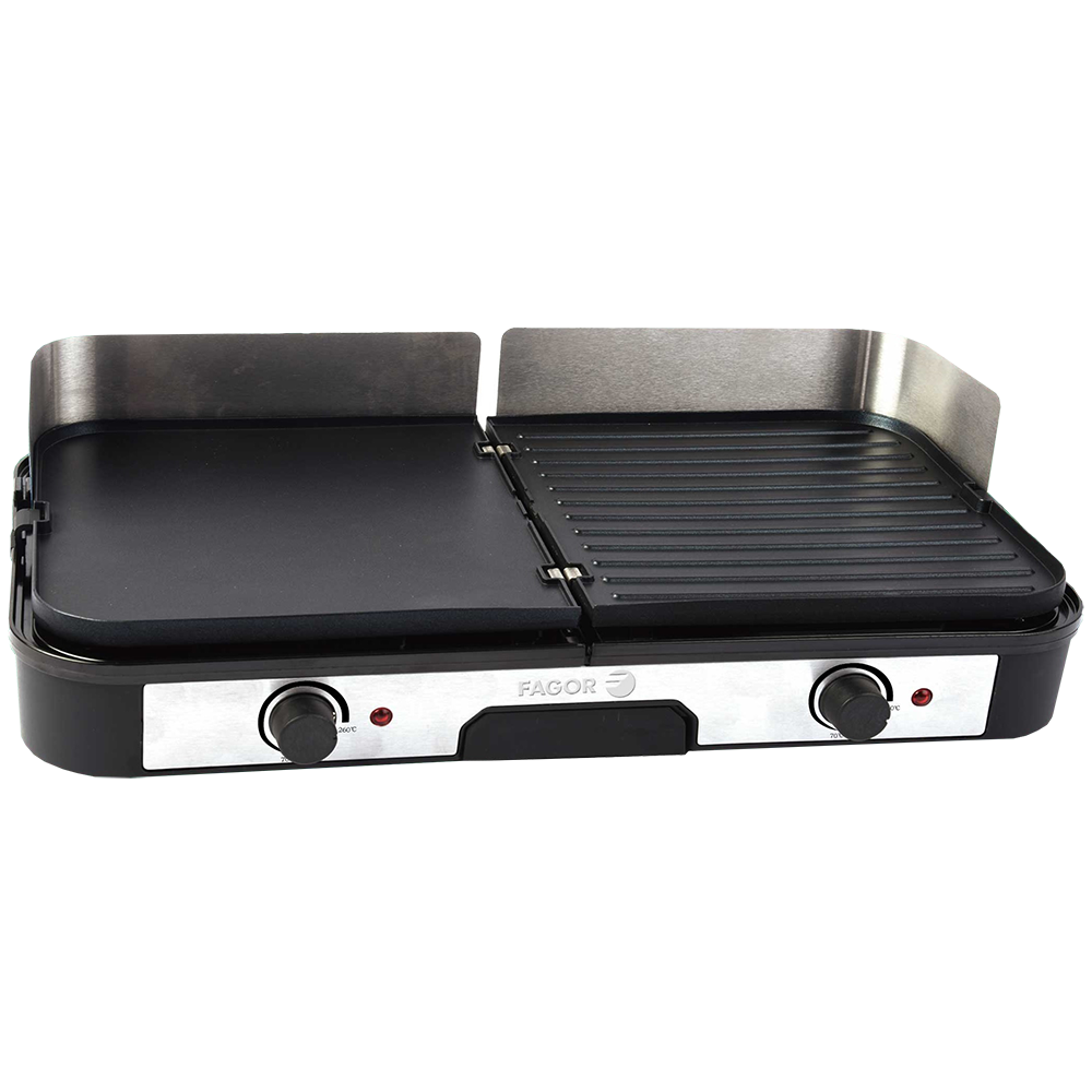 Plancha double zone intérieure/extérieure 2200 W Fagor