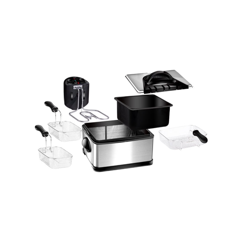 Friteuse professionnelle Fagor 3 paniers 2000W – Cuisinez comme un chef !