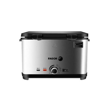 Friteuse Fagor 2000W avec 3 Paniers et 4L de Capacité