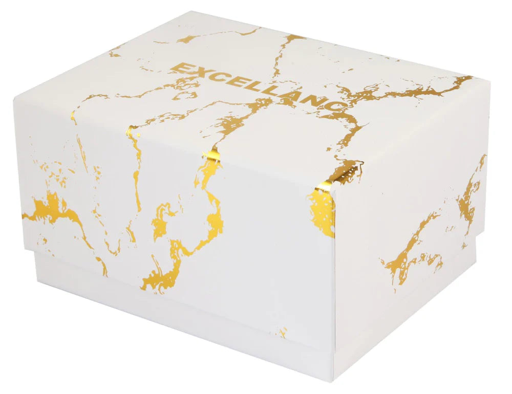 Coffret Élégance Dorée Excellanc : Montre, Collier & Boucles d'Oreilles