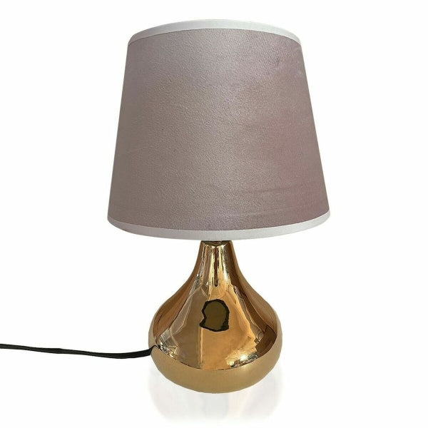 Lampe de Bureau Élégante en Céramique Rose - 20 x 33 cm