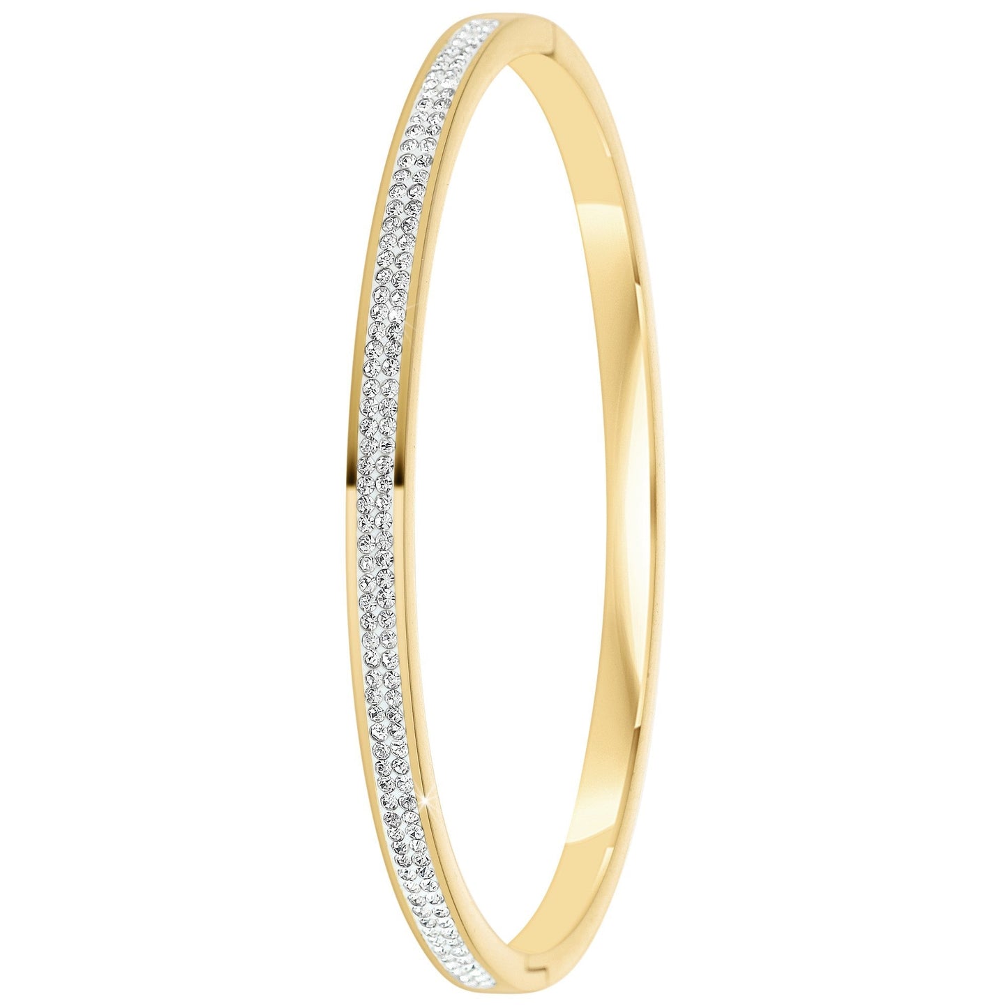 Lot de 3 Bracelets Laetitia en Acier Inoxydable avec Cristaux Scintillants