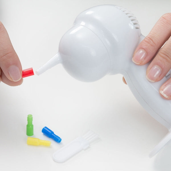 Nettoyeur d’oreilles électrique en ABS et silicone - Pratique et coloré