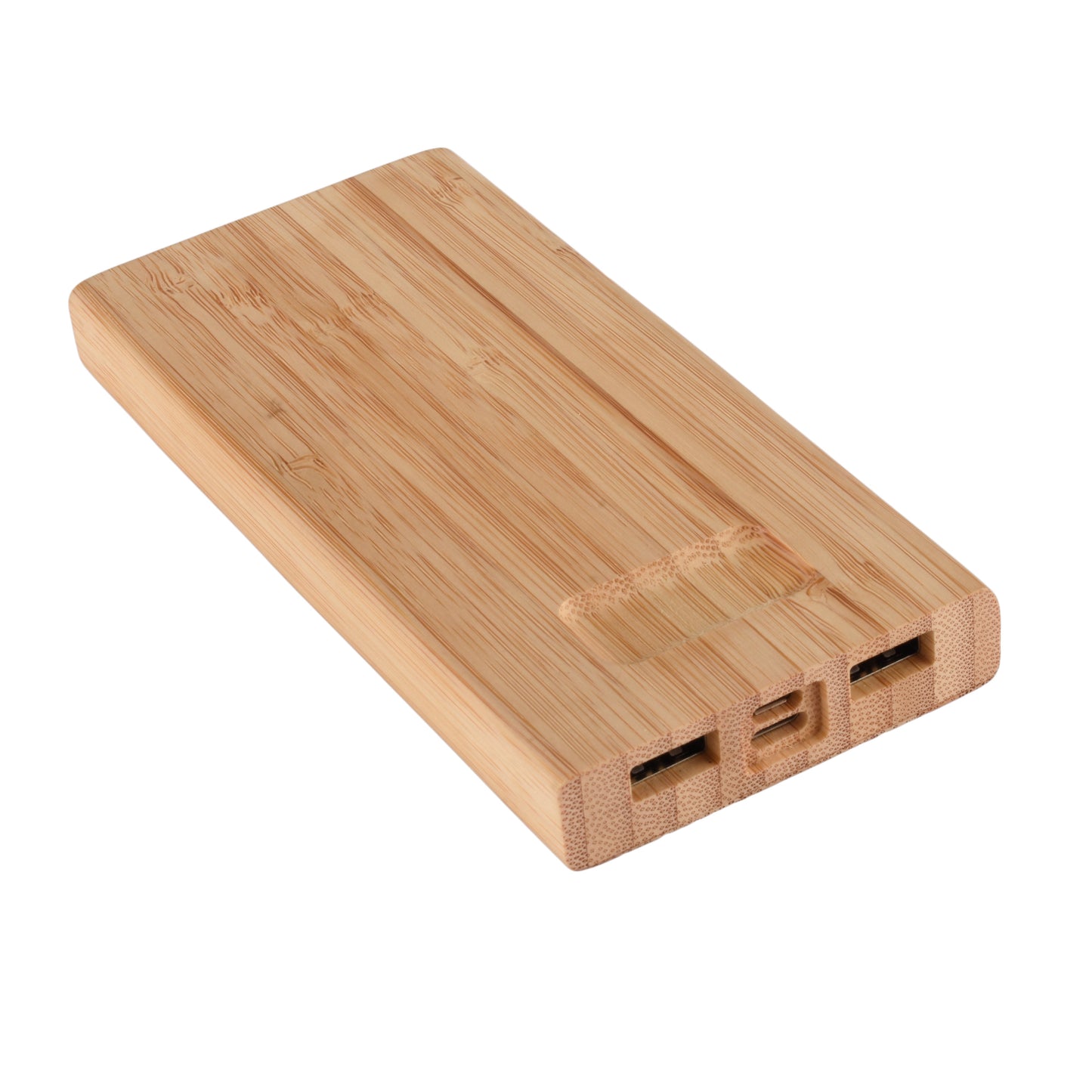 Chargeur Écologique en Bambou 10 000 mAh pour Smartphones et Tablettes