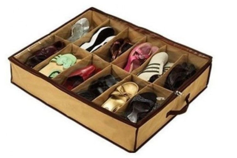 Valise de rangement élégante pour 10 paires de chaussures