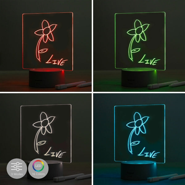 Tableau LED Interactif Moderne pour Messages et Notes