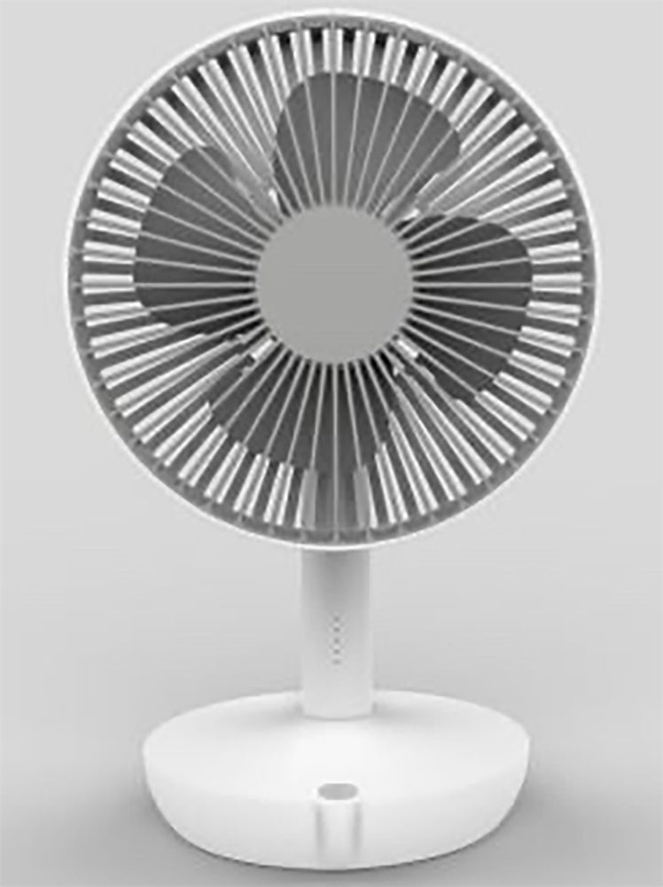 Ventilateur silencieux sans fil 5 vitesses avec chargeur USB intégré