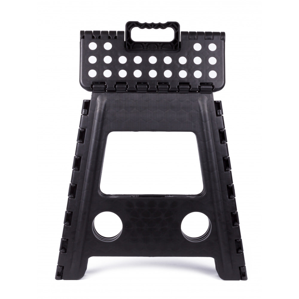 Tabouret Pliant Noir et Blanc - Charge 120 kg