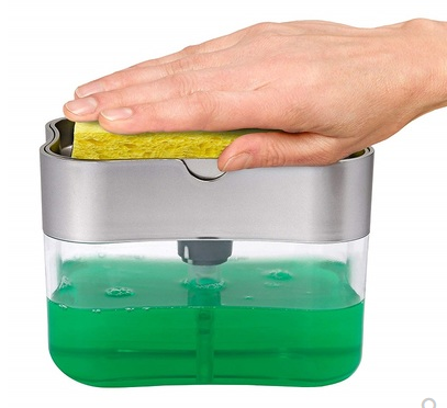 Distributeur de savon liquide pour éponge - Simplifiez votre vaisselle !