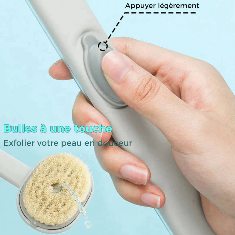 Brosse de massage et bain à manche long – Votre allié bien-être sous la douche!