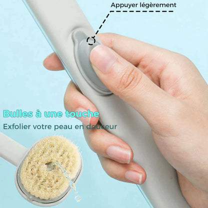 Brosse de massage et bain à manche long – Votre allié bien-être sous la douche!