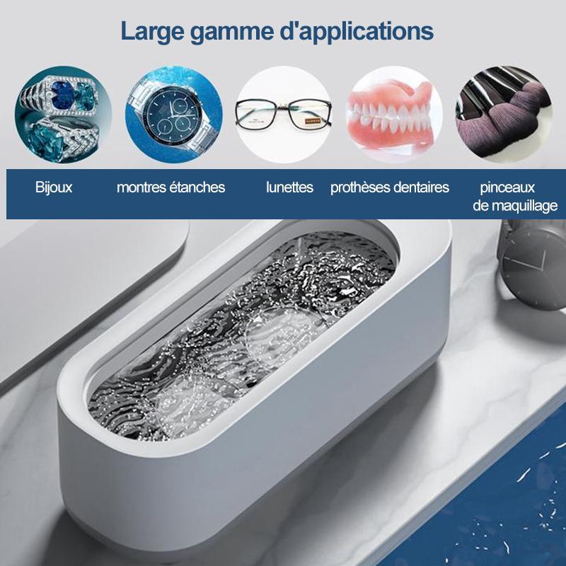 Mini Nettoyeur à Ultrasons : Redonnez Éclat à Vos Objets Précieux