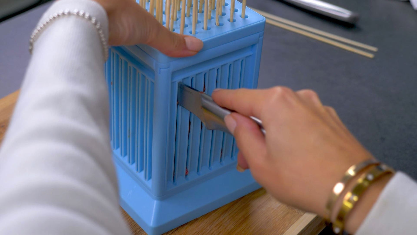 Outil de Découpe Innovant pour Brochettes Parfaites