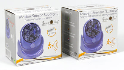Lampe 7 LED Extérieur à Détecteur de Mouvement - 1 Achetée, 1 Offerte !