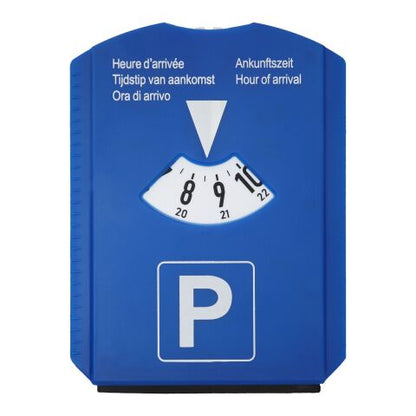 Disque de stationnement 5 en 1 avec jeton de caddie intégré