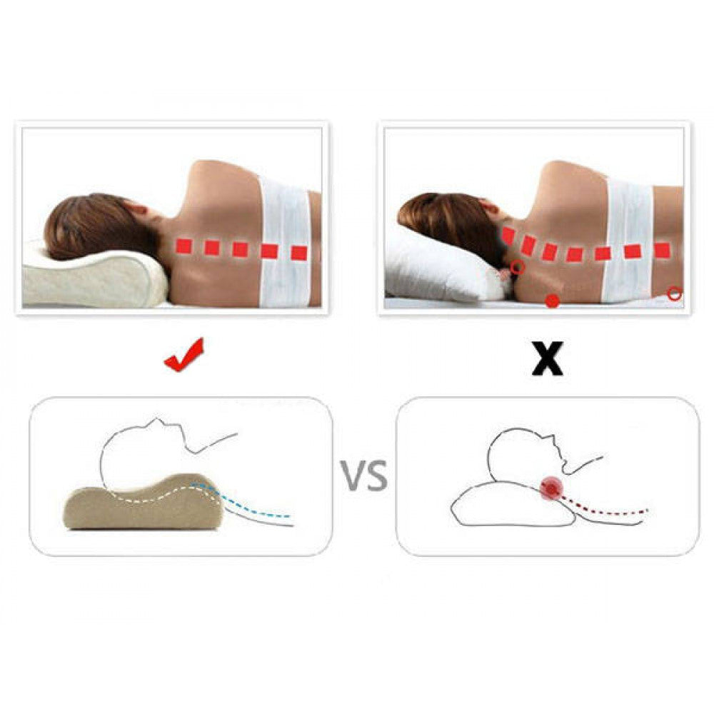 Coussin orthopédique à mémoire de forme pour un sommeil réparateur