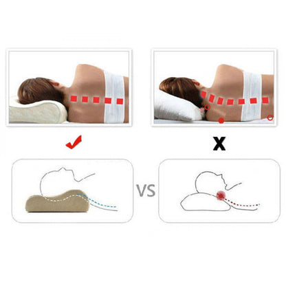 Coussin orthopédique à mémoire de forme pour un sommeil réparateur