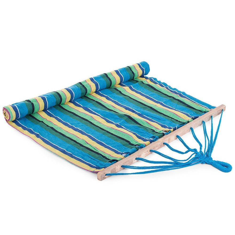 Hamac à bascule en coton et polyester - Confort et style pour votre jardin