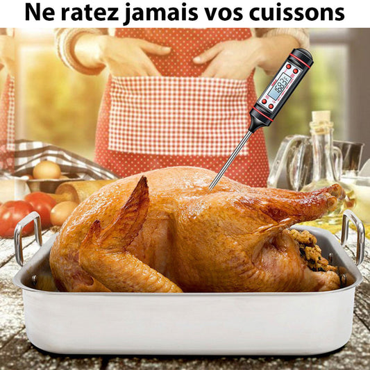 Thermomètre numérique de cuisine ultra-précis pour des plats parfaits